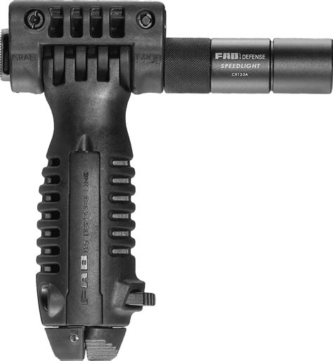 Clearance Sale! T-POD SL Fab Defense Tactical foregrip Bipod with built in tactical light - ZFI-Inc