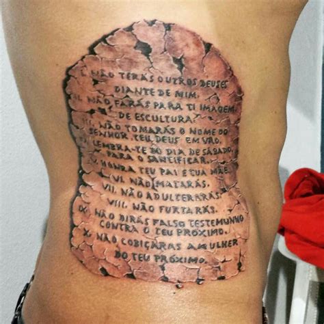 Albums 92+ Wallpaper The Ten Commandments Tattoos Superb