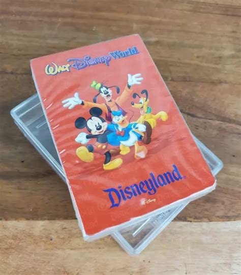 VINTAGE SEALED DISNEYLAND Walt Disney World Playing Cards Poker Card Deck NEW $8.95 - PicClick