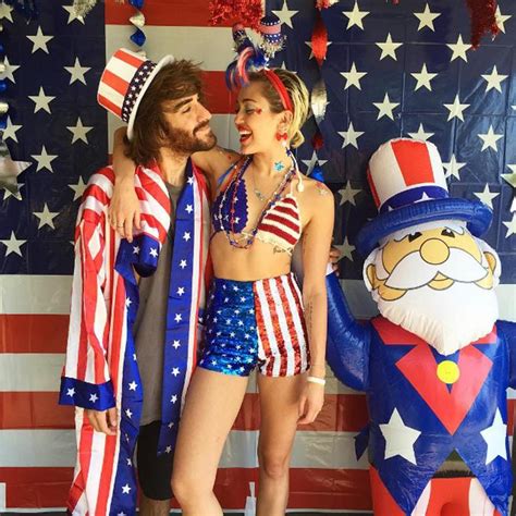 Pop Minute - Miley Cyrus American Flag Stars Photos - Photo 2