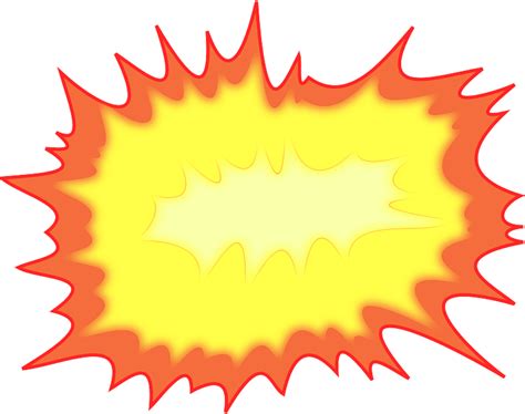 Yellow and Orange Explosive Speech Bubble transparent PNG - StickPNG
