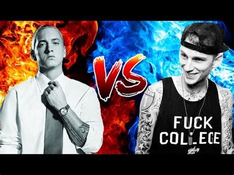 EMINEM VS MACHINE GUN KELLY - YouTube