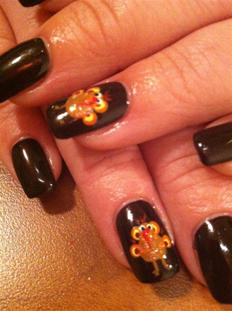 turkey nail art check out www.MyNailPolishObsession.com for more nail art ideas. | Turkey nails ...