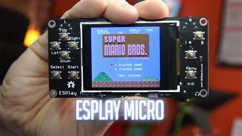 ESPlay Micro: Open Source ESP32 Retro Game Console - YouTube