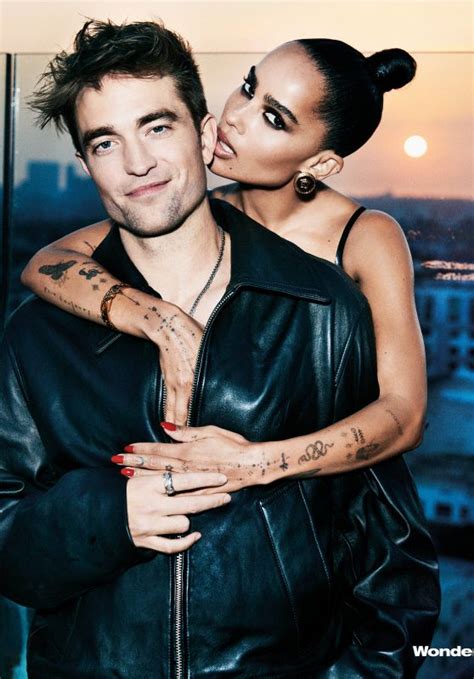 Zoë Kravitz and Robert Pattinson - Wonderland Magazine Spring 2022 • CelebMafia