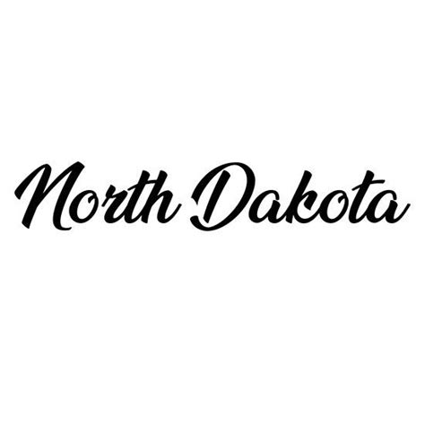 North Dakota - Calligraphy | North dakota, Dakota, North