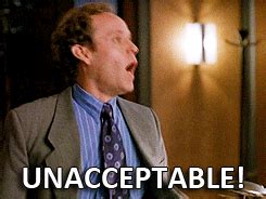 unacceptable! gif | Ally mcbeal, Gif, How i feel