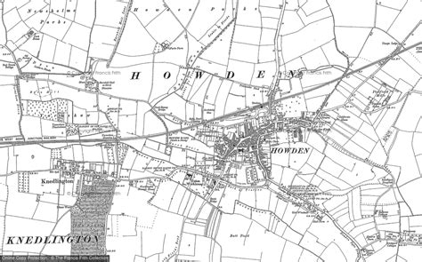 Historic Ordnance Survey Map of Howden, 1889 - Francis Frith