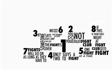 Fight Club Rules by fightclub