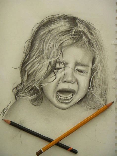 25 Beautiful Pencil Drawings from top artists around the world (With images) | Crying girl ...