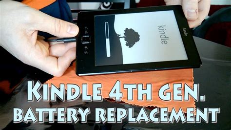 How to replace Amazon Kindle 4th generation battery - YouTube