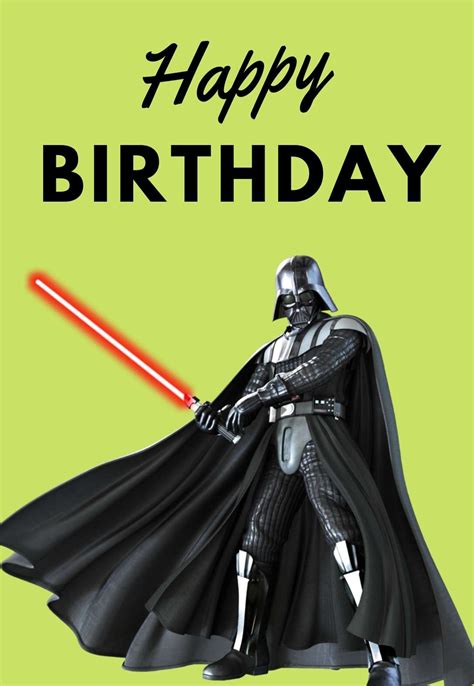 Star Wars Birthday Card | Free printable birthday cards — PRINTBIRTHDAY.CARDS