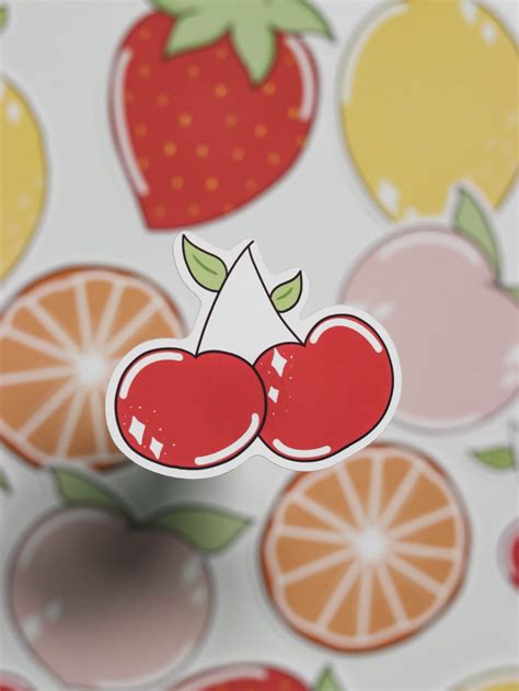 Cute Fruits Aesthetic Stickers Pack COMES WITH | Etsy