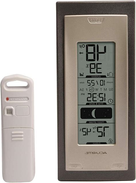 Inside Outside Wireless Thermometer LCD Home Digital Weather