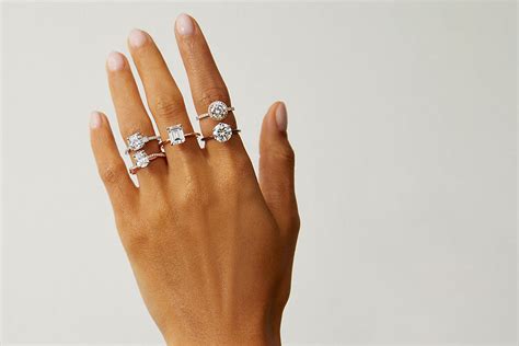 Blue Nile has begun selling lab-created diamond engagement rings.Image ...