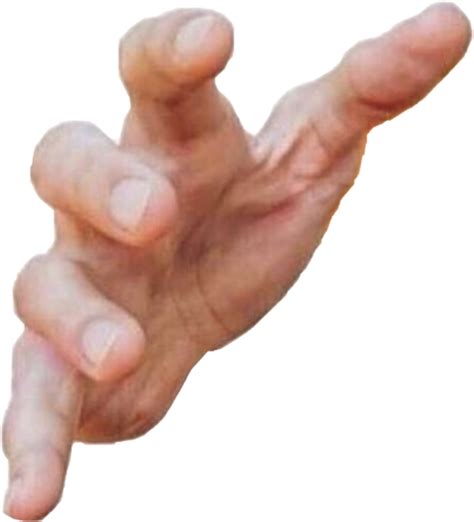 Hand meme png png no background download