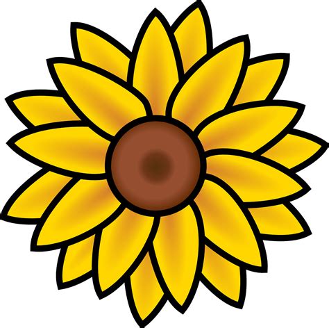 Banner Royalty Free Download Sunflower Clipart - Gambar Bunga Matahari ...