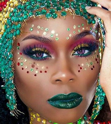 .. gooorgeous Carnival Goddess | Trinidad carnival makeup, Carnival ...