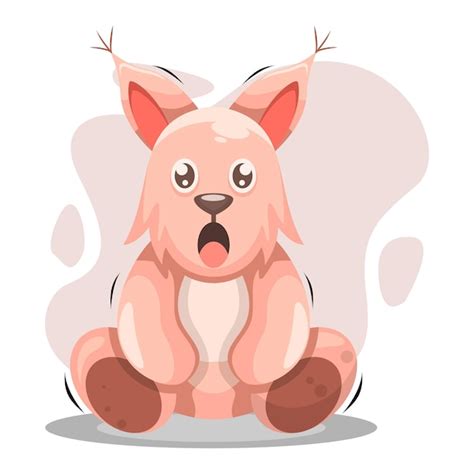 Premium Vector | Cute animal illustration logo design