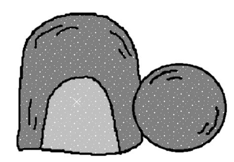 stone rolled away gif - Clip Art Library