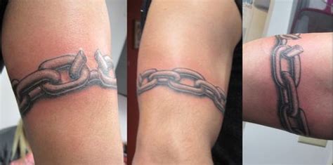 chain armband | Chain tattoo, Arm band tattoo, Forearm band tattoos