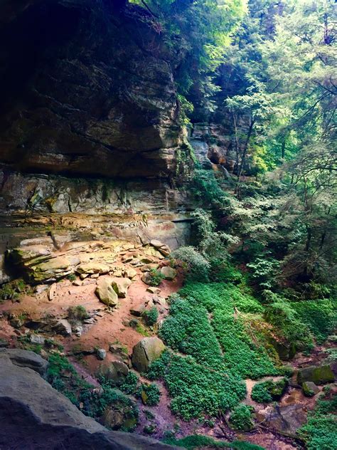 RockBridge State Nature Preserve (RockBridge, OH) [OC] [1136x640] : r/EarthPorn