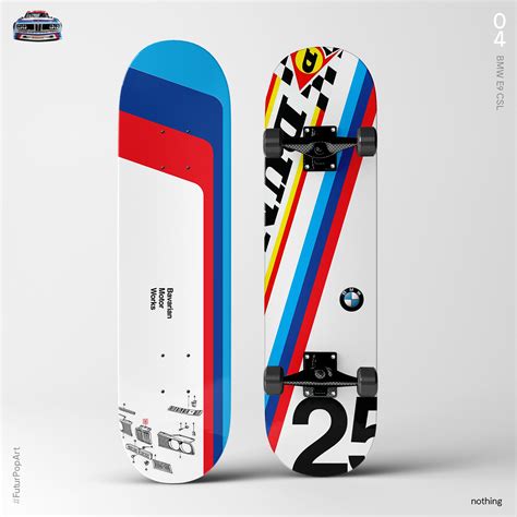 Skate deck design - car brands :: Behance