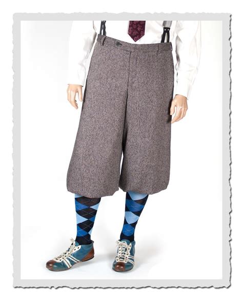 Knickerbockerhose , Modell 'Otto', in klassischem schwarz/weissem/grauem… | Knickerbocker hose ...