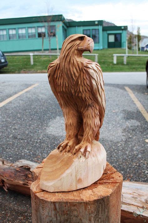 Eagle Chainsaw Carving by Chainsaw-M-Carvings | Ahşap işçiliği, Ağaç ...