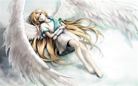 Anime Girl Sadness Angel Wings HD Wallpaper | Love Wallpapers | Romantic Wallpapers - Stock ...