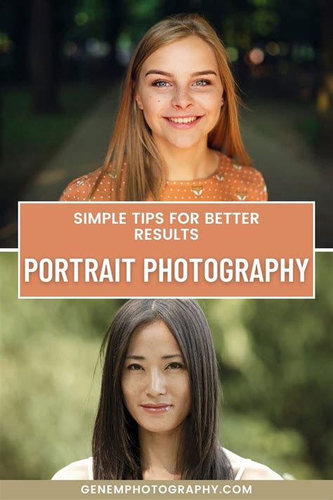 12 Simple Portrait Photography Tips for Better Results - Genem Photography