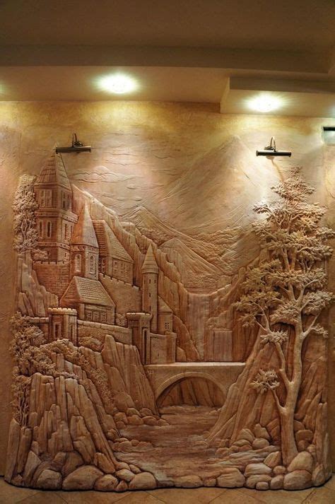 59 Landscape relief carvings ideas | wood carving, wood art, relief ...