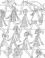 Printable Fashion Coloring Pages At GetDrawings  Free Download sketch template
