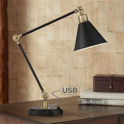 Gold Desk Lamp : 360 Lighting Modern Industrial Desk Table Lamp With Usb Charging Port | Leadrisers