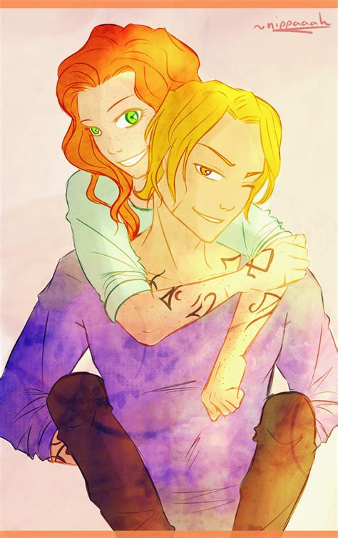 Request: Clary and Jace by Nippaaah on DeviantArt