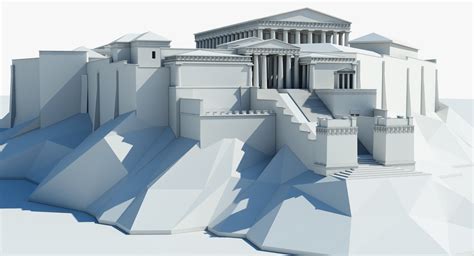 3d acropolis athens model