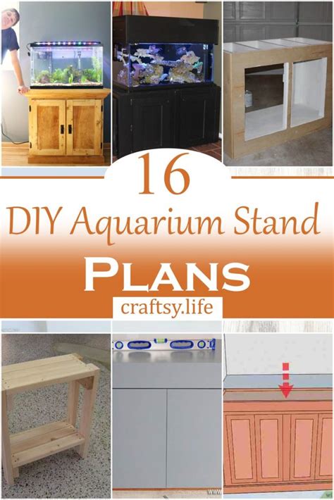 16 Cheap DIY Aquarium Stand Plans - Craftsy