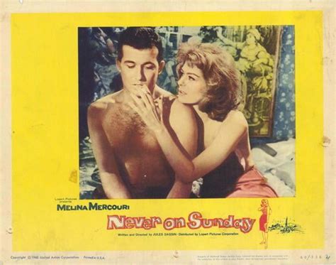 Never on Sunday - movie POSTER (Style C) (11" x 14") (1960) - Walmart.com