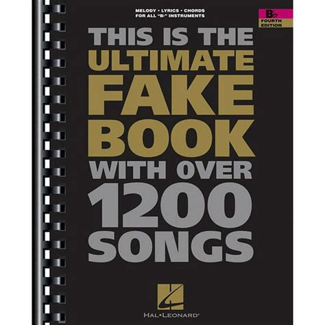 Fake Books: The Ultimate Fake Book : B-Flat Edition (Edition 2) (Paperback) - Walmart.com ...
