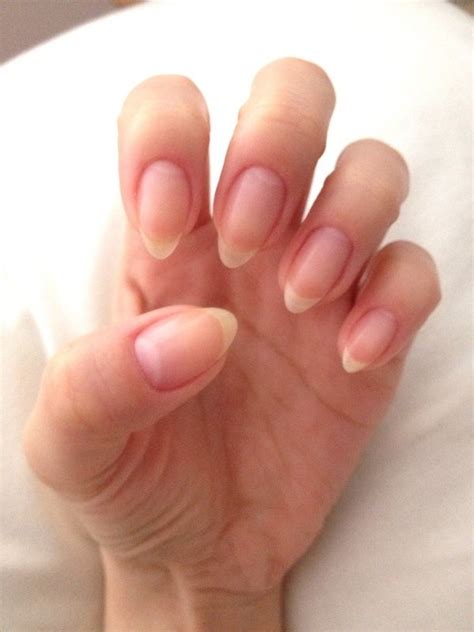 Natural Stiletto Nail Shaping | Elaina Y.'s (ohautepink) Photo | Beautylish