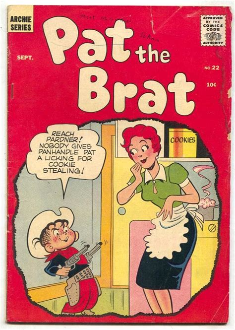 Amazon.com: Pat The Brat #22 1957- Archie comics- G/VG: Entertainment ...