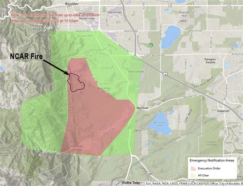 NCAR wildfire prompts evacuations near Boulder, Colorado - Wildfire Today