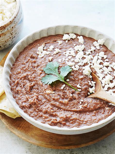 Frijoles Refritos Con Queso