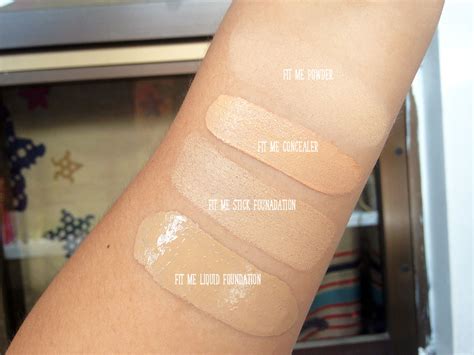 Maybelline Fit Me Foundation Swatches - MALAUKUIT