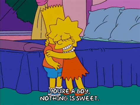 GIF lisa simpson love cute - animated GIF on GIFER