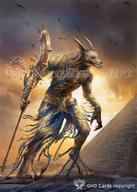 Jackal by Vasylina on DeviantArt | Egyptian jackal, Mythical creatures ...