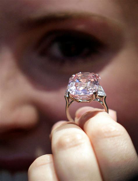 The Pink Star diamond is the most expensive gemstone ever auctioned