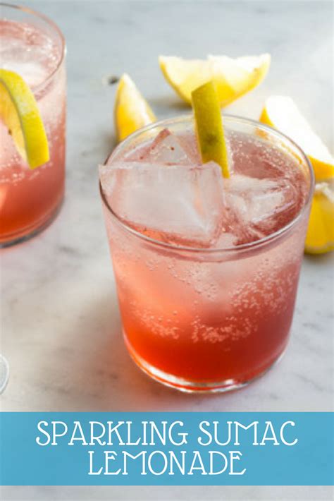 Sparkling Sumac Lemonade Recipe | Recipe | Lemonade recipes, Soda recipe, Sumac