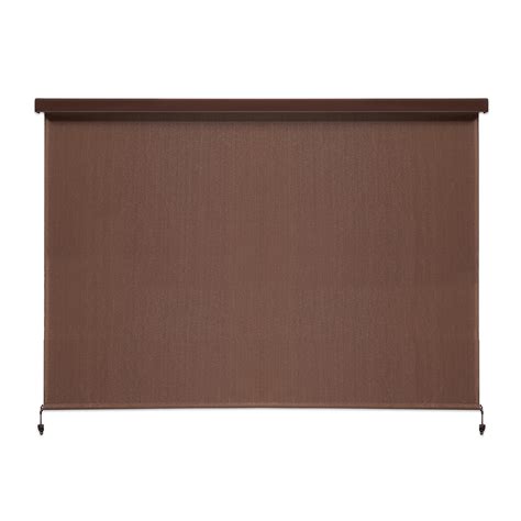 Coolaroo Easy Release Outdoor Roller Shade with Full Valance in 95% UV ...