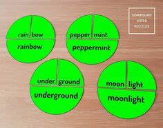 8 Compound Words - Spelling ideas | compound words, words, fun learning
